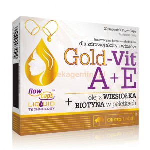 OLIMP Gold-Vit A+E z Wiesiołkiem i Biotyną 30 caps